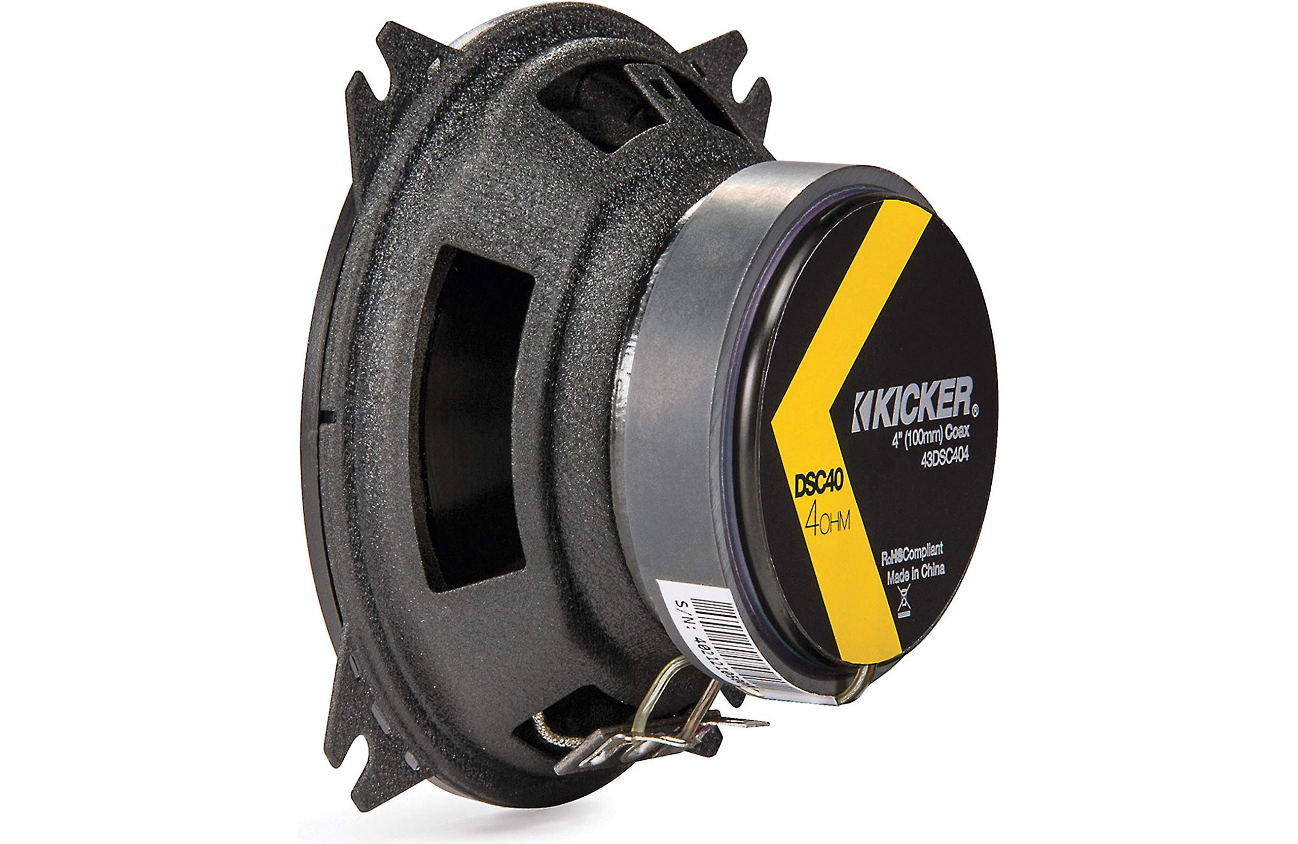 Amazon.com: KICKER DSC40 4-Inch (100mm) Coaxial Speakers, 4-Ohm